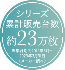 シリーズ累計販売台数約23万枚